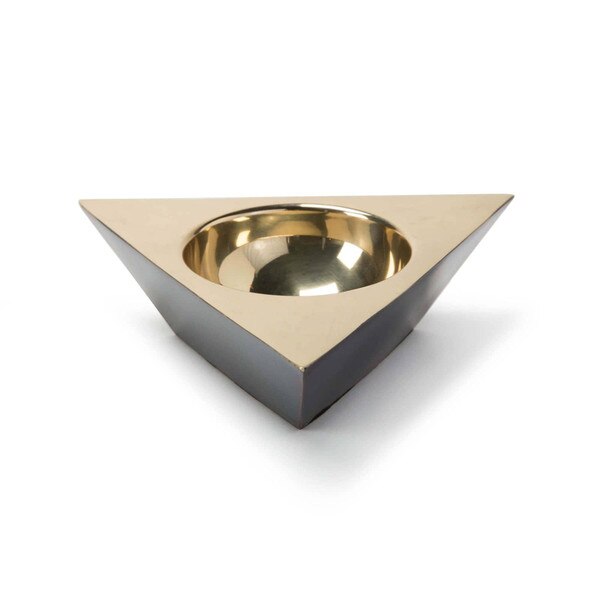 Metal Triangle Dish